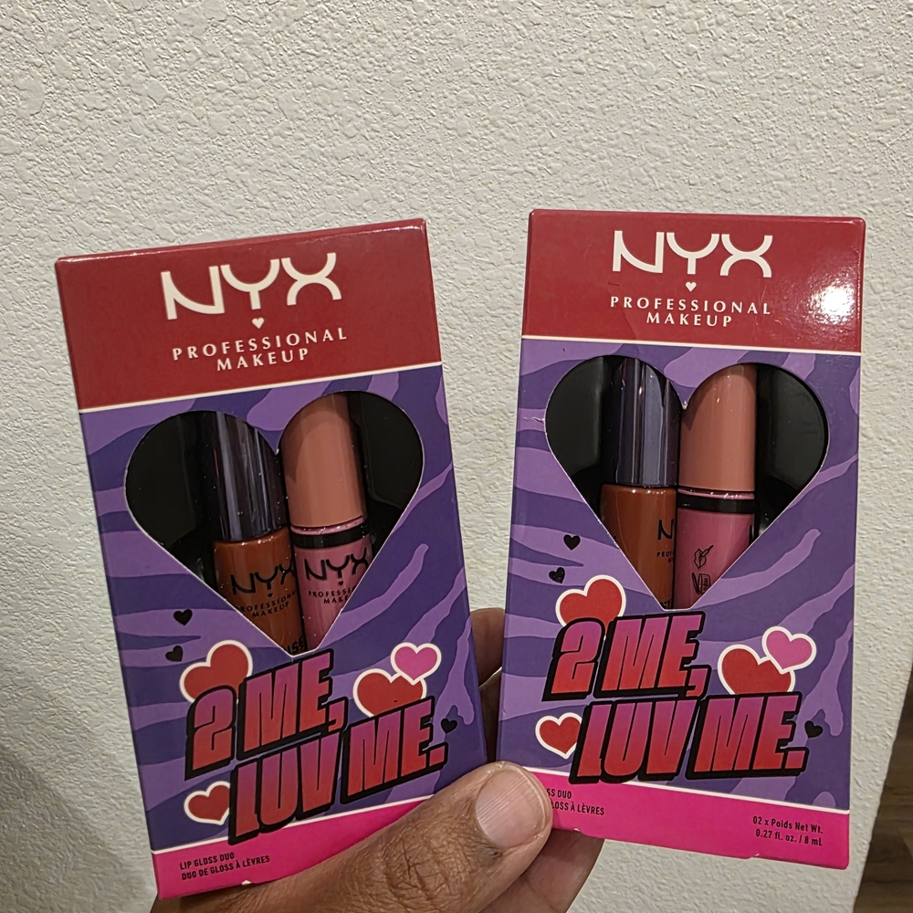 NYX Professional Makeup 2 Me, Luv Me Lipstick Set - Pink and Brown Valentines